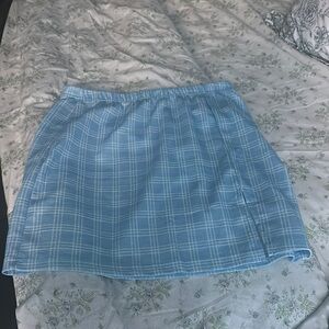Blue Mini Skirt